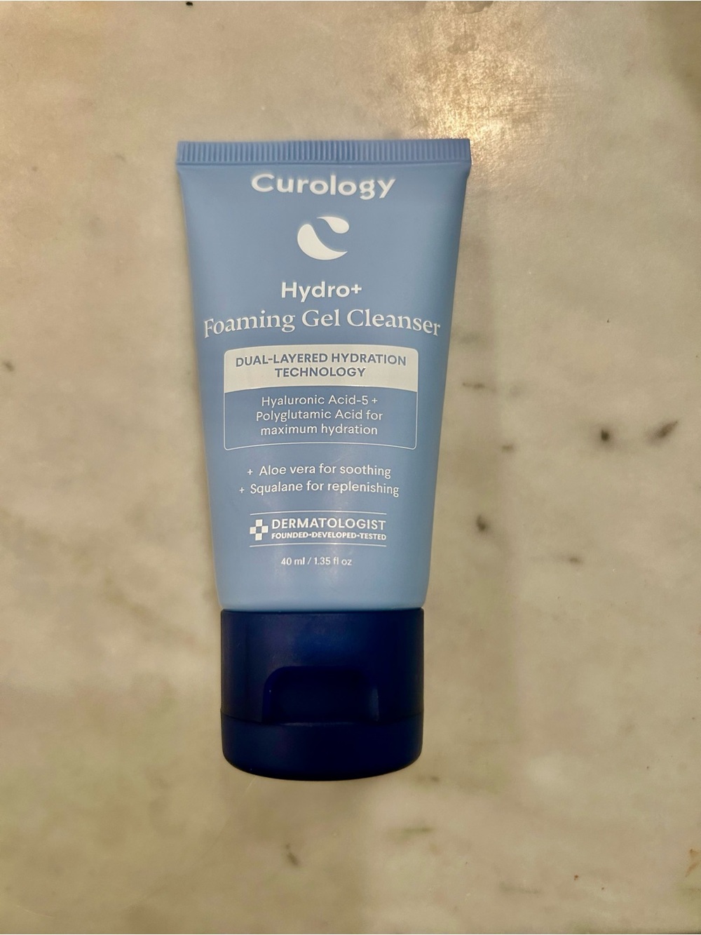 Curology Hydro+ Foaming Gel Cleanser - Light Blue